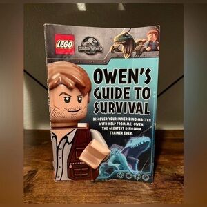 LEGO Jurassic World Book - Teal & White
